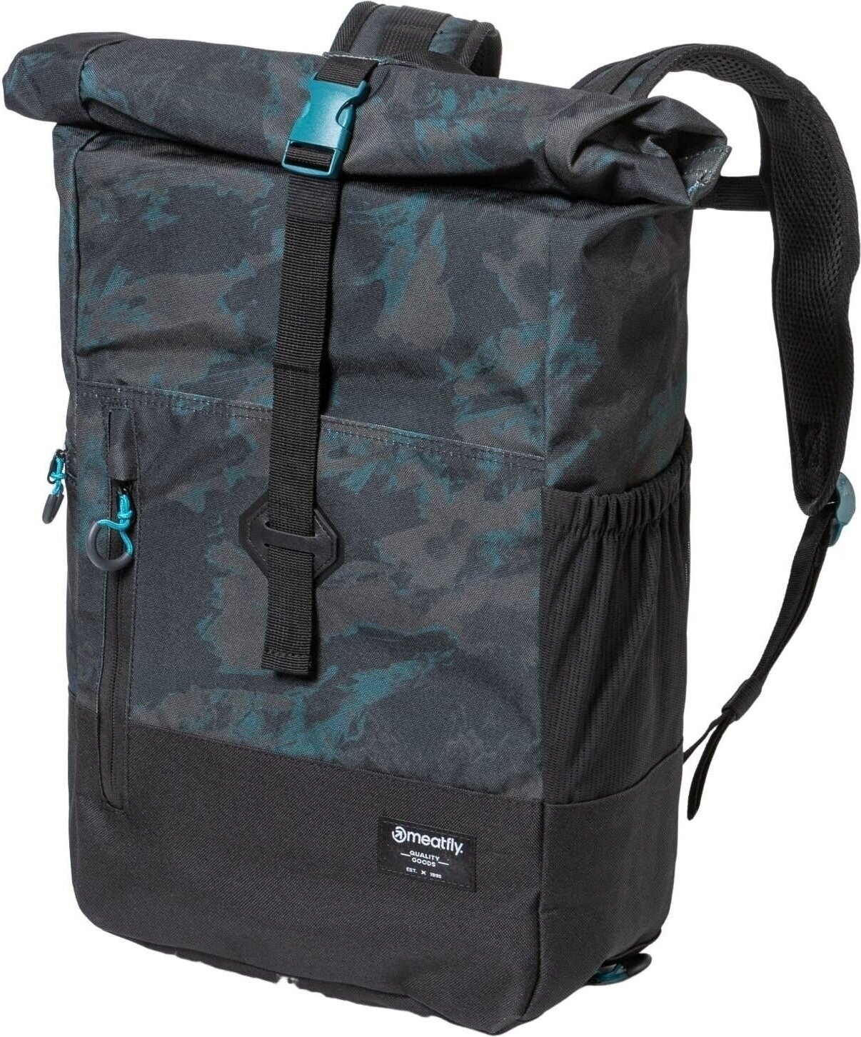 Lifestyle-rugzak / tas Meatfly Holler Backpack Petrol Mossy 28 L Rugzak