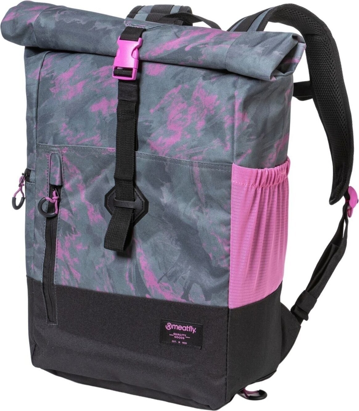 Mochila/saco de estilo de vida Meatfly Holler Backpack Pink Mossy 28 L Mochila