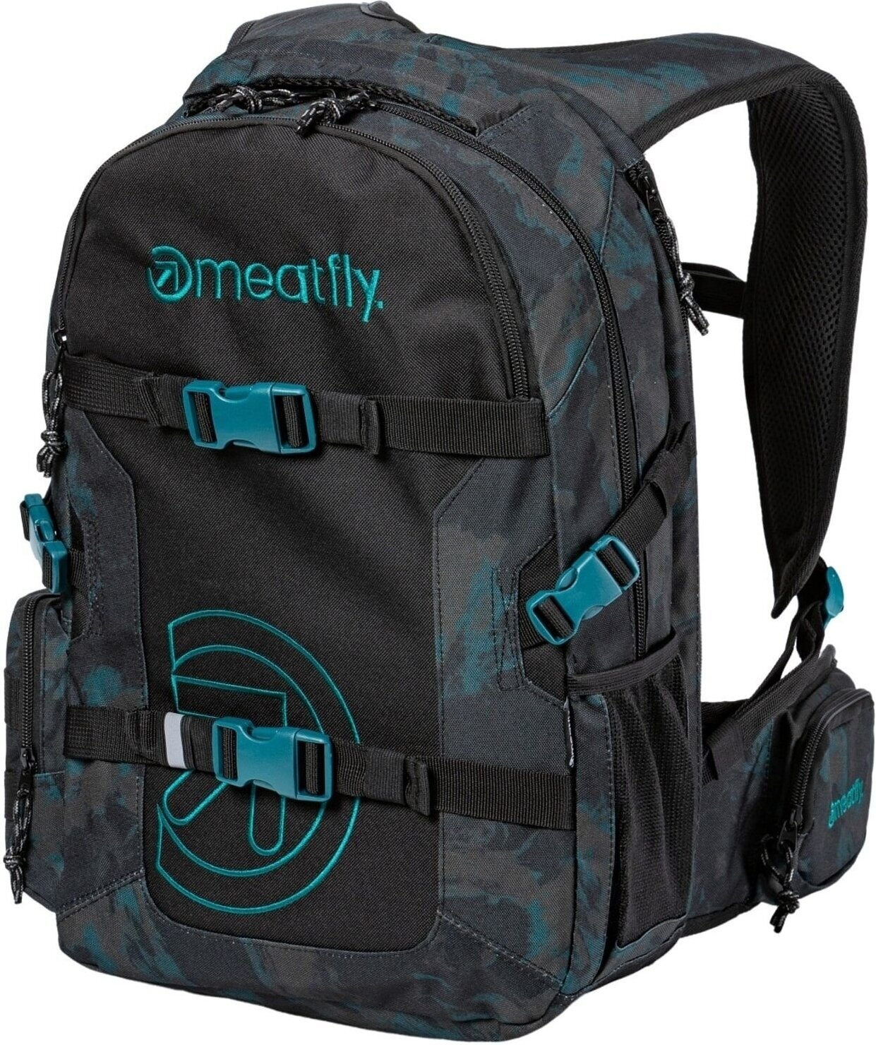 Lifestyle-rugzak / tas Meatfly Ramble Backpack Petrol Mossy 26 L Rugzak