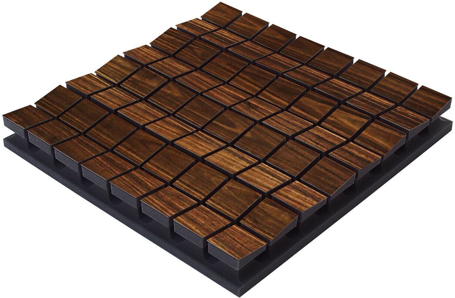 Absorbent foam panel Mega Acoustic PA-PM8K-L-U 60x60 Rosewood Absorbent foam panel