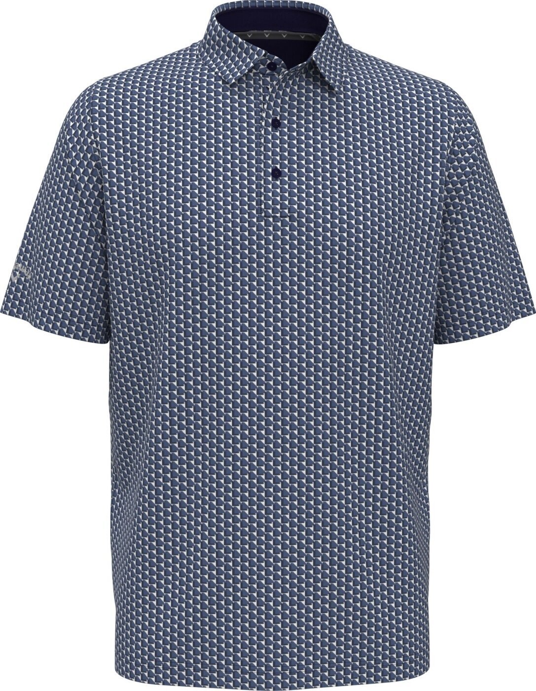 Camisa pólo Callaway Chev Geo Mens Peacoat M Camisa pólo