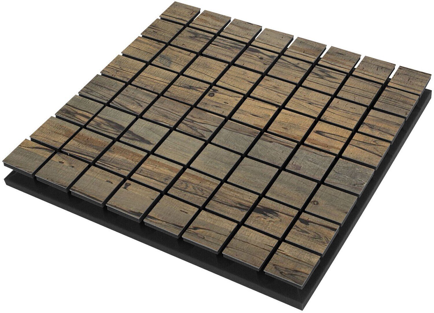 Absorberende skumpanel Mega Acoustic PA-PM8K-L 60x60 Aged Oak Absorberende skumpanel