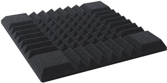 Panneau de mousse absorbant Mega Acoustic PA-PMK-B 50x50 Dark Gray Panneau de mousse absorbant - 1