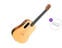 Guitarra electroacustica Lava Music Lava ME 4 Spruce 36" Brown & Burlywood + LiveDrum SET Brown & Burlywood Guitarra electroacustica