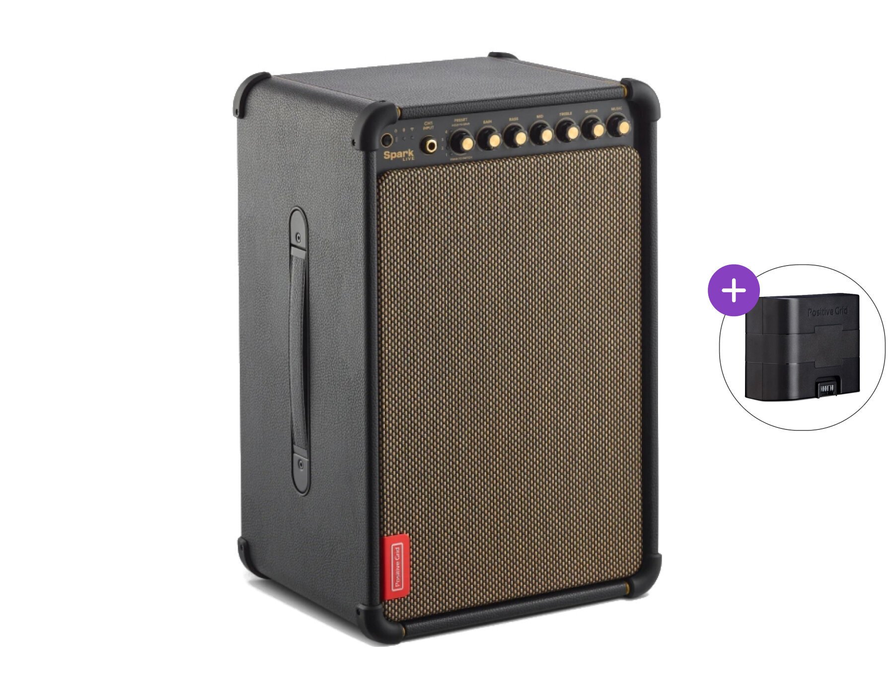 Modellező gitárkombók Positive Grid Spark LIVE + Battery SET Modellező gitárkombók