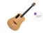 Guitarra electroacustica Lava Music Lava ME 4 Spruce 41" Brown & Burlywood + Space Dock SET Brown & Burlywood Guitarra electroacustica