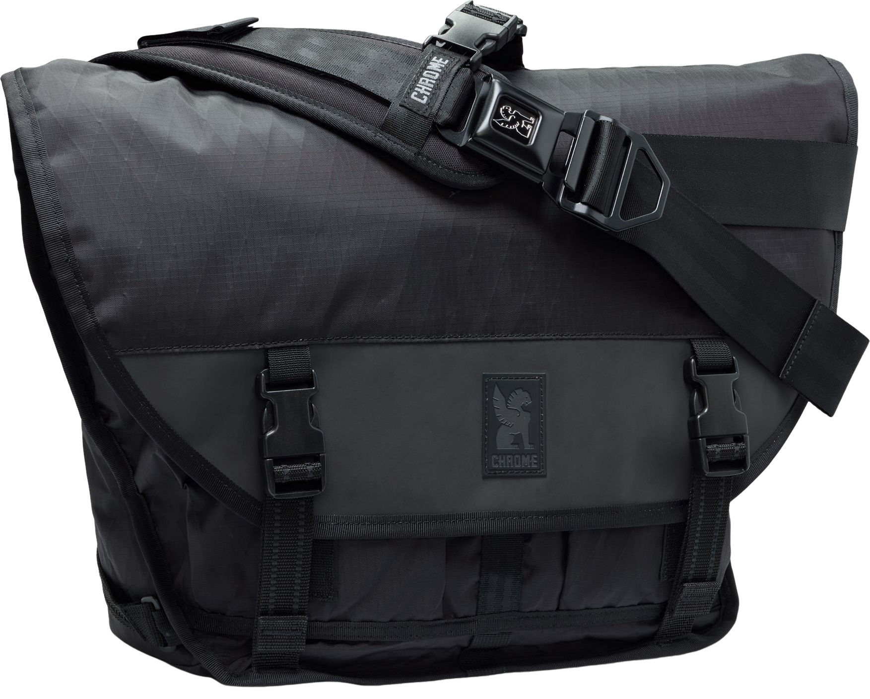 Chrome Citizen Messenger Reflective Black Taška cez rameno