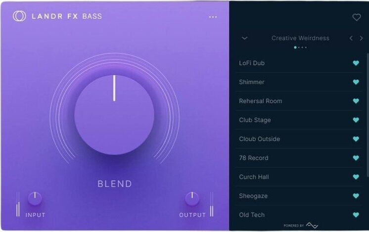 Studio software plug-in effect LANDR FX Bass (Digitaal product)