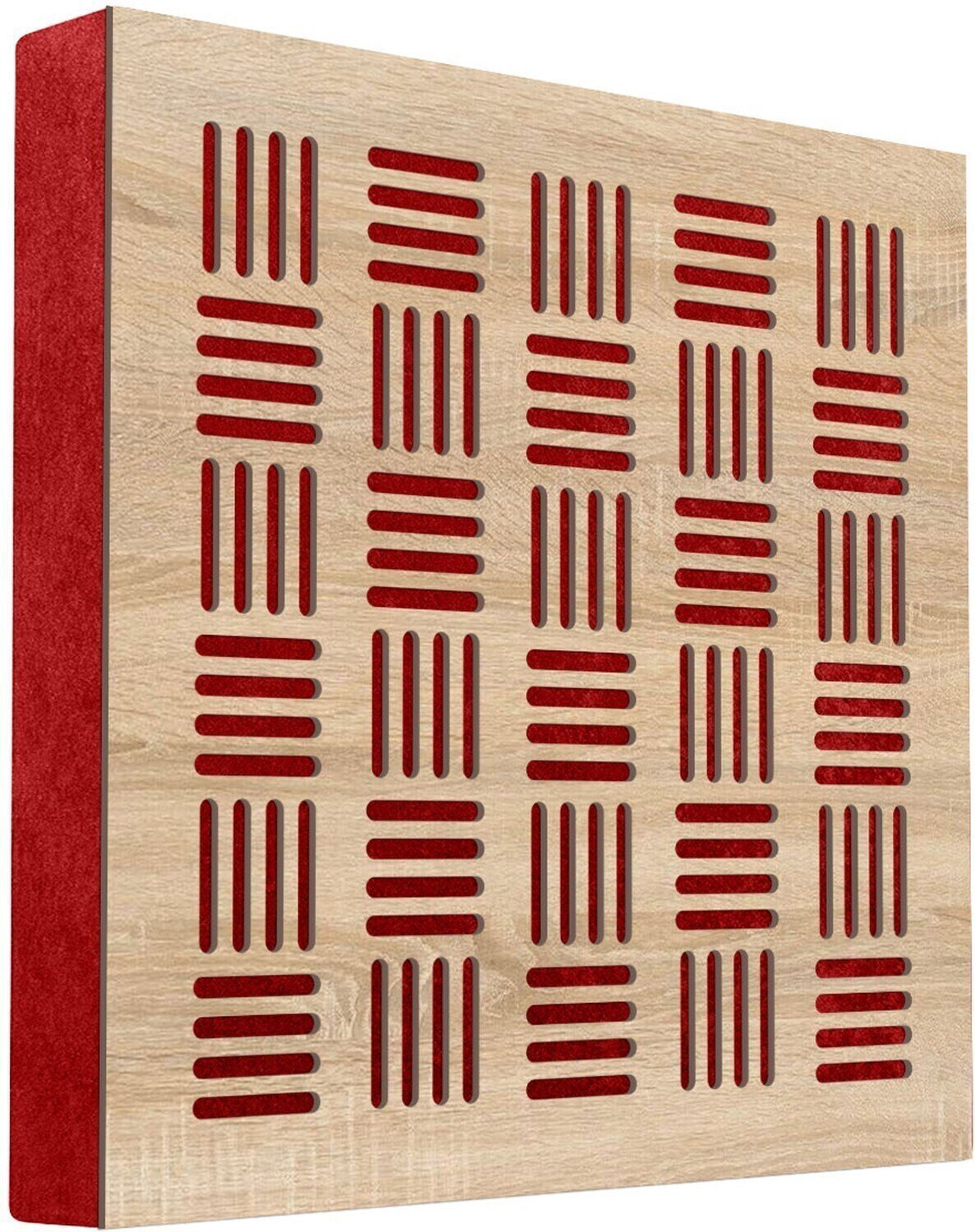 Absorpční dřevěný panel Mega Acoustic FiberPRO60 Bean Sonoma Oak/Red Absorpční dřevěný panel