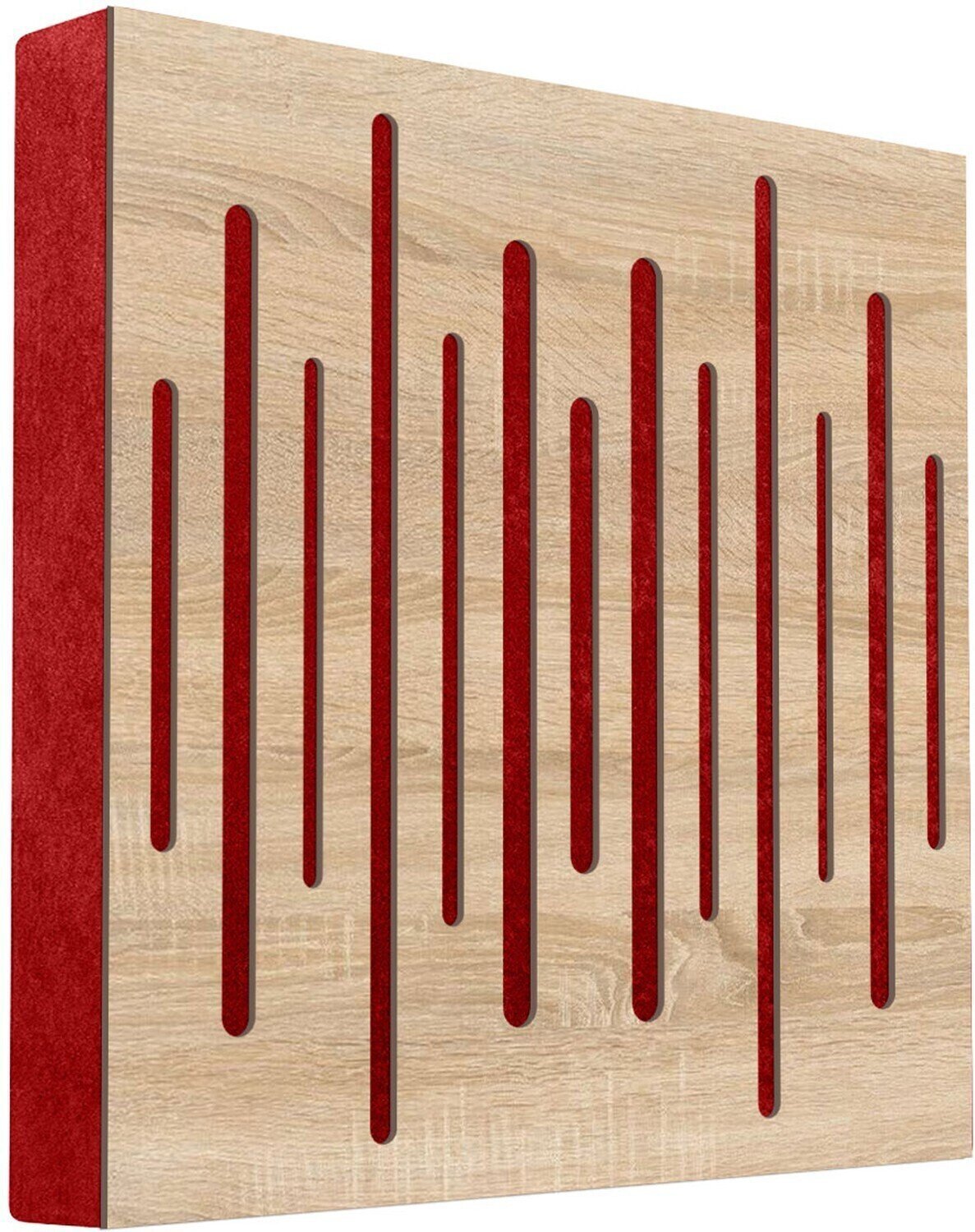 Absorbent wood panel Mega Acoustic FiberPRO60 Spectrum Sonoma Oak/Red Absorbent wood panel