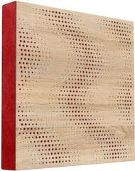 Absorpčný drevený panel Mega Acoustic FiberPRO60 Sinus Sonoma Oak/Red Absorpčný drevený panel