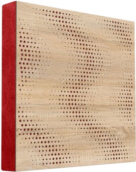 Absorpčný drevený panel Mega Acoustic FiberPRO60 Sinus Sonoma Oak/Red Absorpčný drevený panel - 1