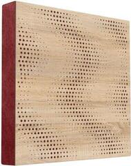 Absorpčný drevený panel Mega Acoustic FiberPRO60 Sinus Sonoma Oak/Dark Red Absorpčný drevený panel