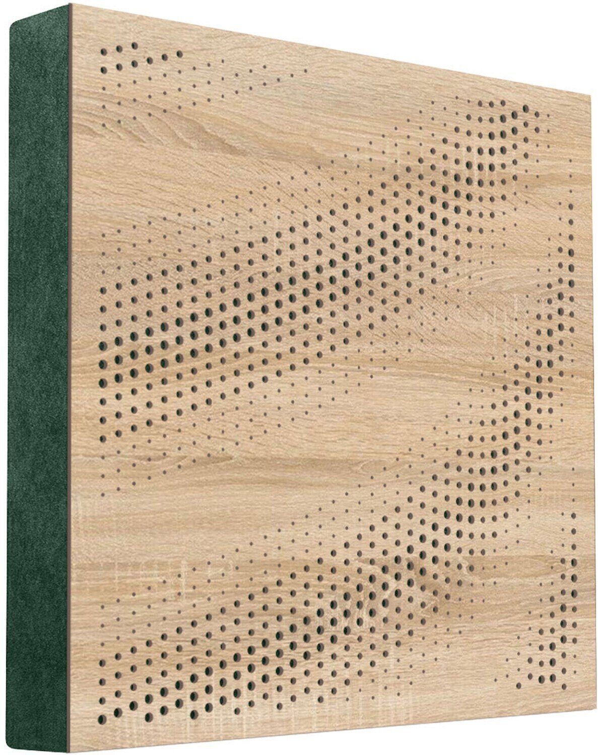 Absorbent wood panel Mega Acoustic FiberPRO60 Tangens Sonoma Oak/Green Absorbent wood panel