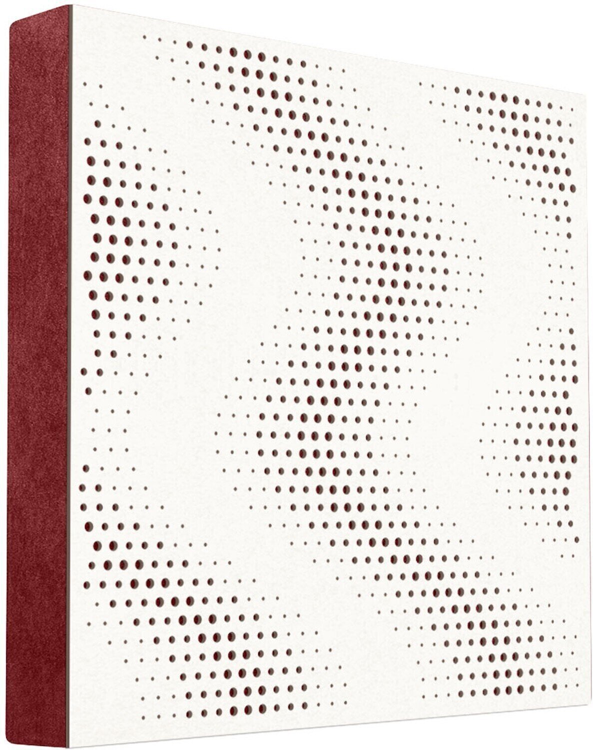 Absorbent leseni panel Mega Acoustic FiberPRO60 Sinus White/Dark Red Absorbent leseni panel