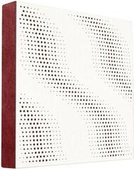 Absorbent leseni panel Mega Acoustic FiberPRO60 SineWave White/Dark Red Absorbent leseni panel