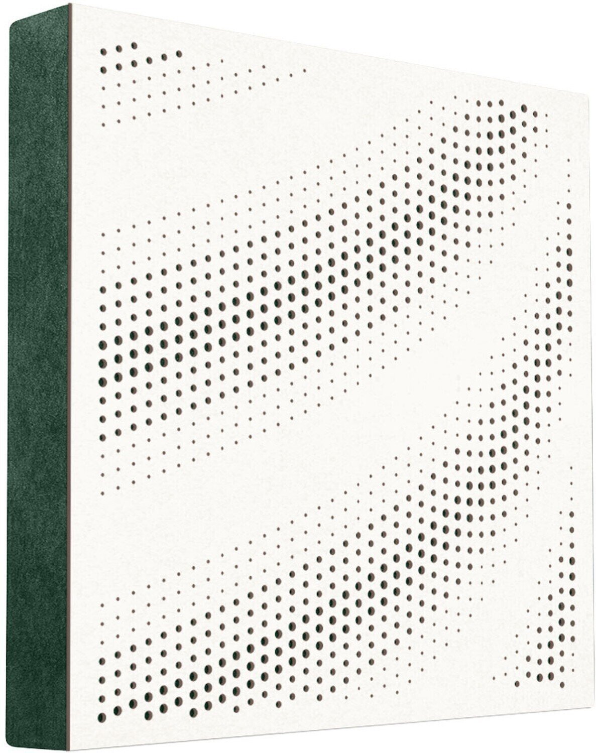 Panel de madera absorbente Mega Acoustic FiberPRO60 Tangens White/Green Panel de madera absorbente