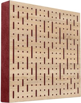 Panneau de bois absorbant Mega Acoustic FiberPRO60 Binary Bean Sonoma Oak/Dark Red Panneau de bois absorbant - 1