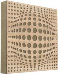 Absorberende træpanel Mega Acoustic FiberPRO60 AcouSphere Sonoma Oak/Beige Absorberende træpanel