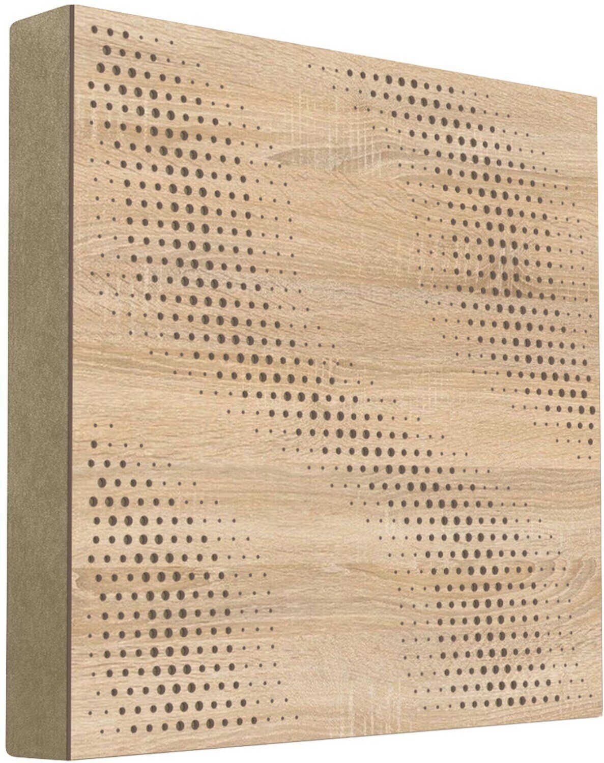 Absorpční dřevěný panel Mega Acoustic FiberPRO60 SineWave Sonoma Oak/Beige Absorpční dřevěný panel