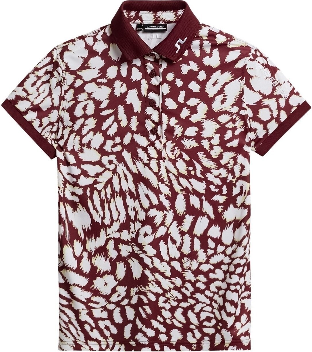 Polo košile J.Lindeberg Tour Tech Print Glitch Leo Lime XL Polo košile