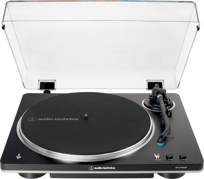 Skivspelare Audio-Technica AT-LP70xBT Black Silver Skivspelare - 1