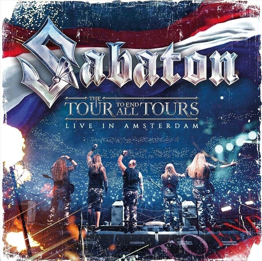 LP ploča Sabaton - The Tour To End All Tours - Live in Amsterdam (Solid Red/Solid White /Solid Blue Coloured) (3 LP)