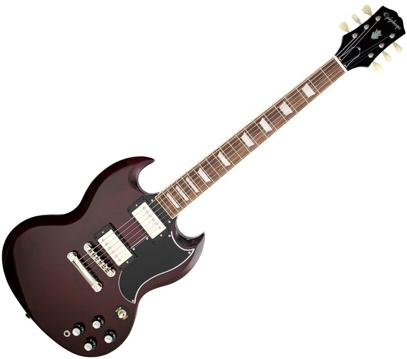 E-Gitarre Epiphone SG Standard 60s Dark Wine Red E-Gitarre