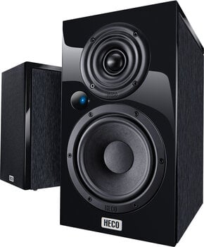 Coluna de prateleira Hi-Fi Heco Aurora 200P Coluna de prateleira Hi-Fi Black 2 un. - 1