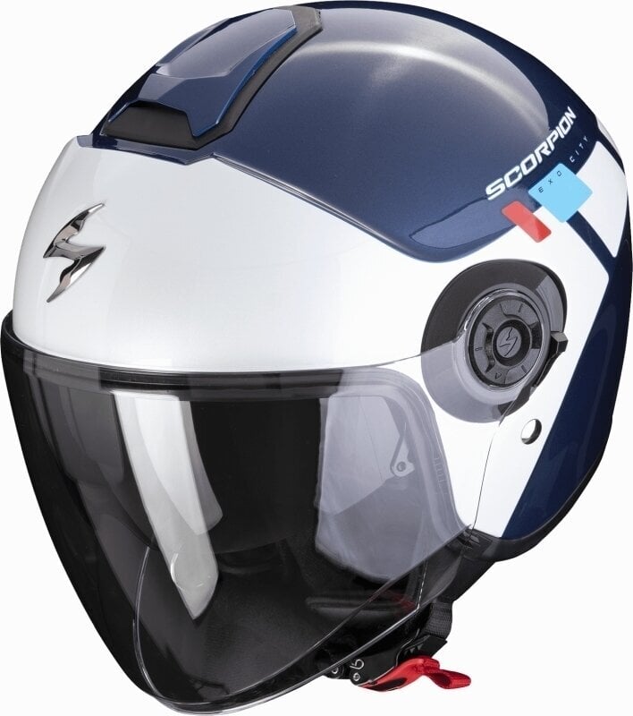 Helm Scorpion EXO-CITY II MALL Blue/White/Red M Helm