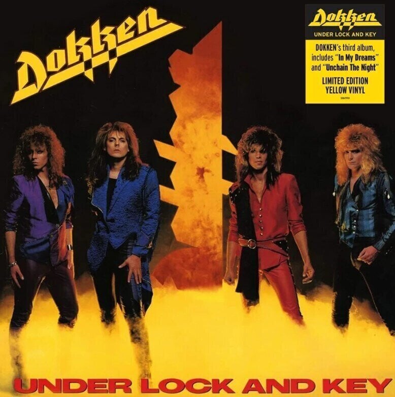 LP Dokken - Under Lock And Key (Canary Yellow Coloured) (LP)