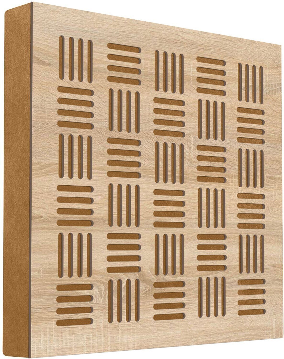 Panel de madera absorbente Mega Acoustic FiberPRO60 Bean Sonoma Oak/Light Brown Panel de madera absorbente