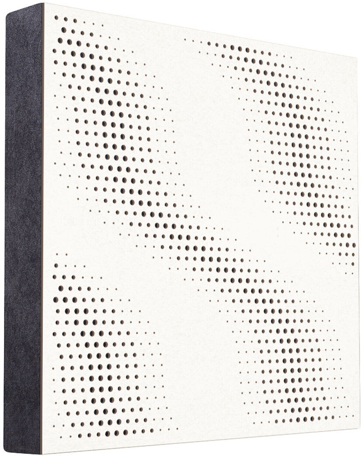 Panneau de bois absorbant Mega Acoustic FiberPRO60 SineWave White/Black Panneau de bois absorbant