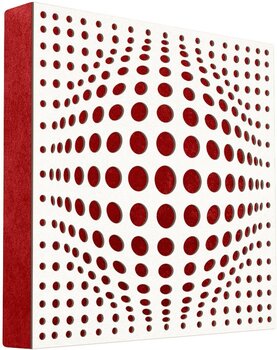 Absorptiepaneel hout Mega Acoustic FiberPRO60 AcouSphere White/Red Absorptiepaneel hout - 1