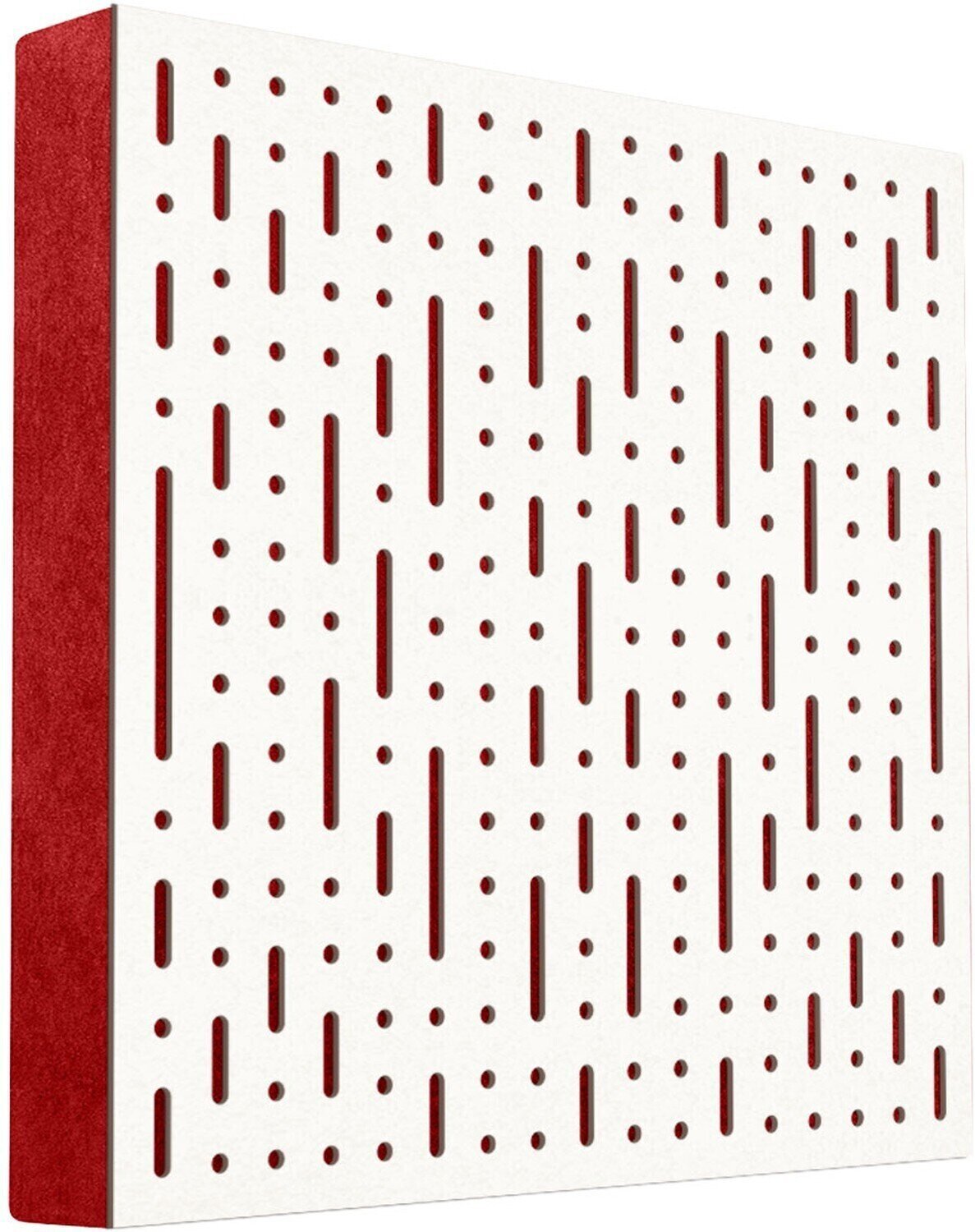 Absorpční dřevěný panel Mega Acoustic FiberPRO60 Binary Bean White/Red Absorpční dřevěný panel