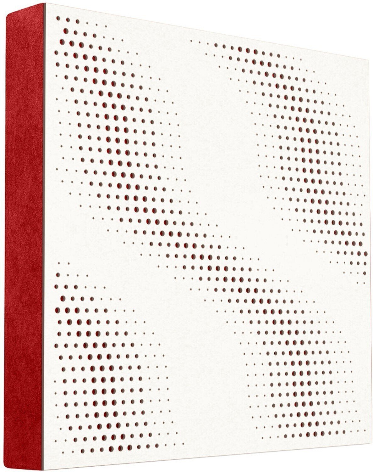 Absorptiepaneel hout Mega Acoustic FiberPRO60 SineWave White/Red Absorptiepaneel hout