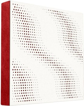 Absorbent wood panel Mega Acoustic FiberPRO60 SineWave White/Red Absorbent wood panel - 1