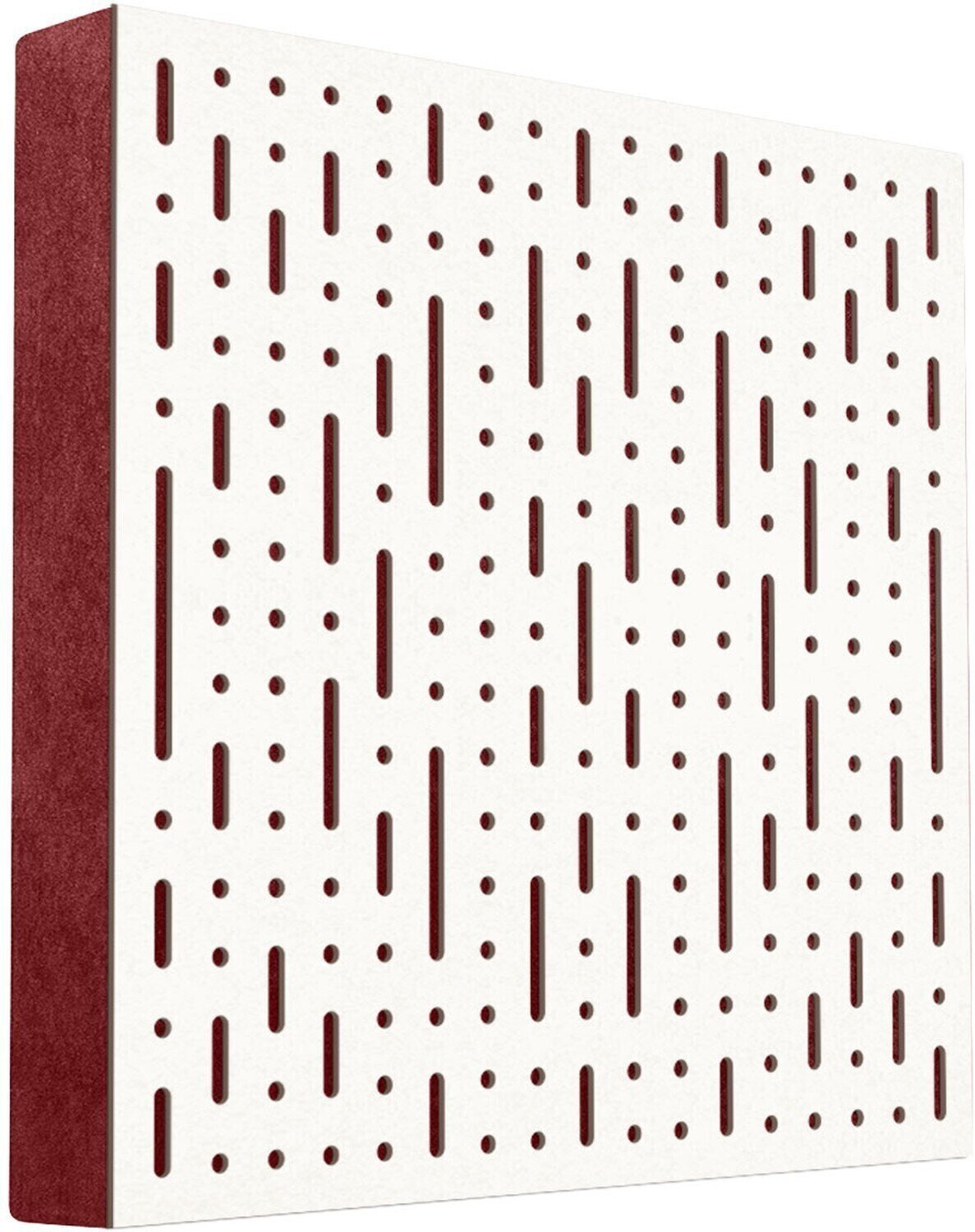 Absorbent Holzplatte Mega Acoustic FiberPRO60 Binary Bean White/Dark Red Absorbent Holzplatte