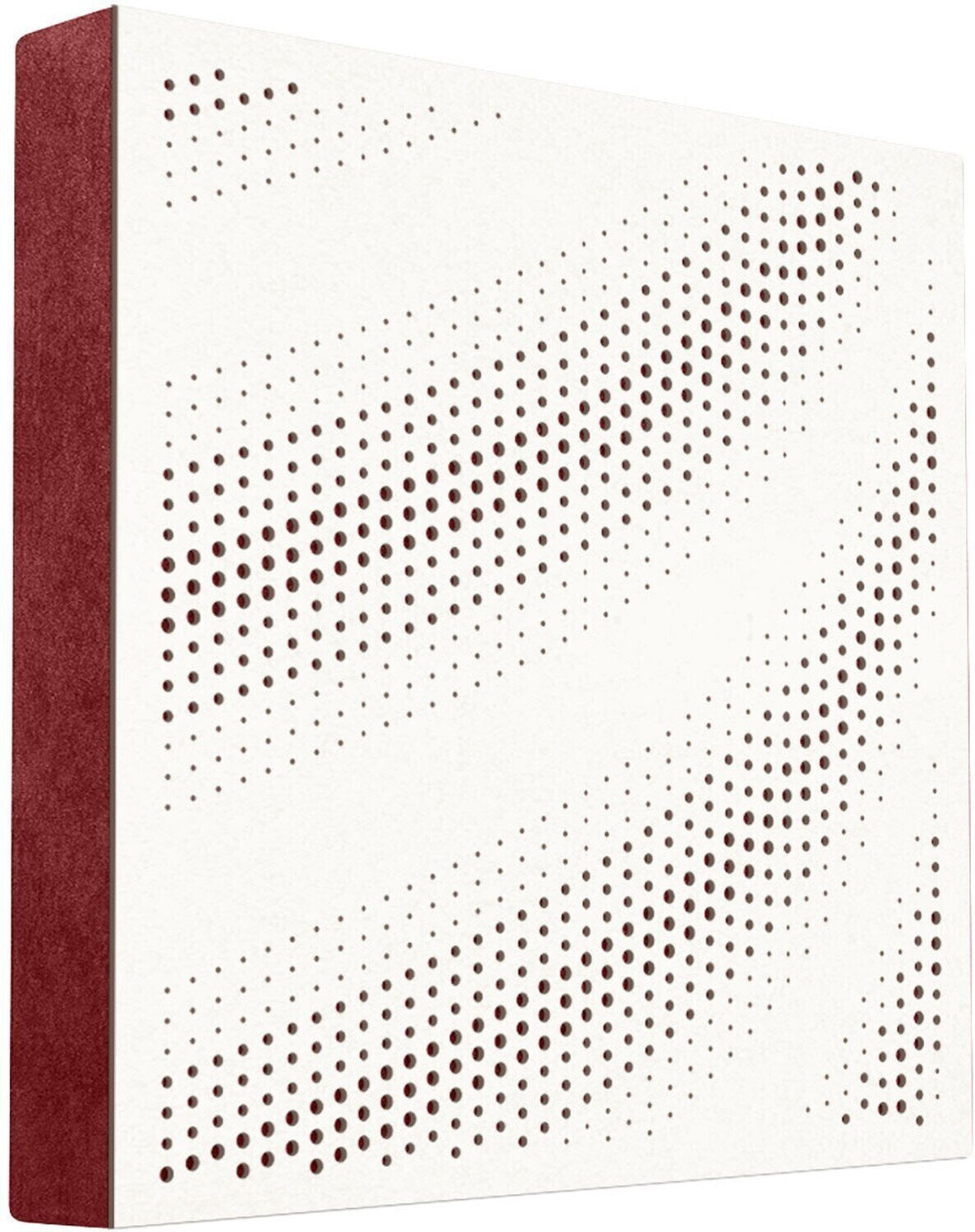 Absorberande träpanel Mega Acoustic FiberPRO60 Tangens White/Dark Red Absorberande träpanel