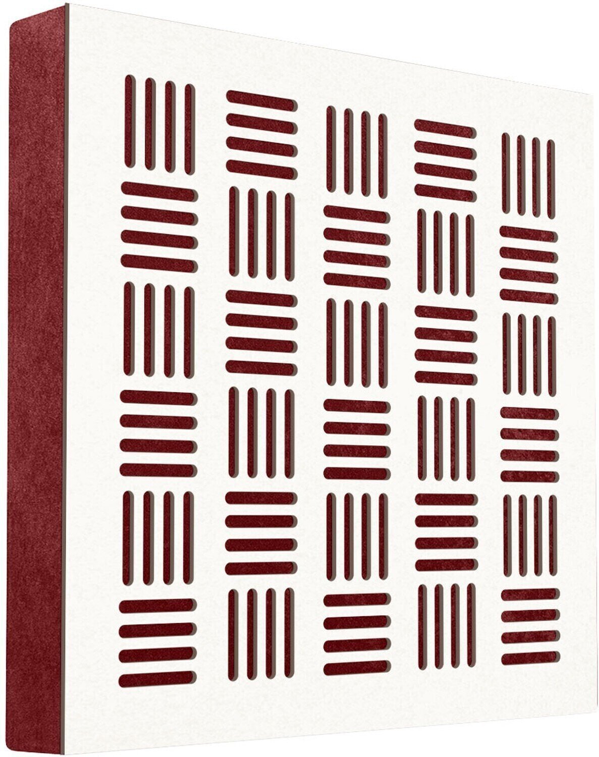 Absorpční dřevěný panel Mega Acoustic FiberPRO60 Bean White/Dark Red Absorpční dřevěný panel