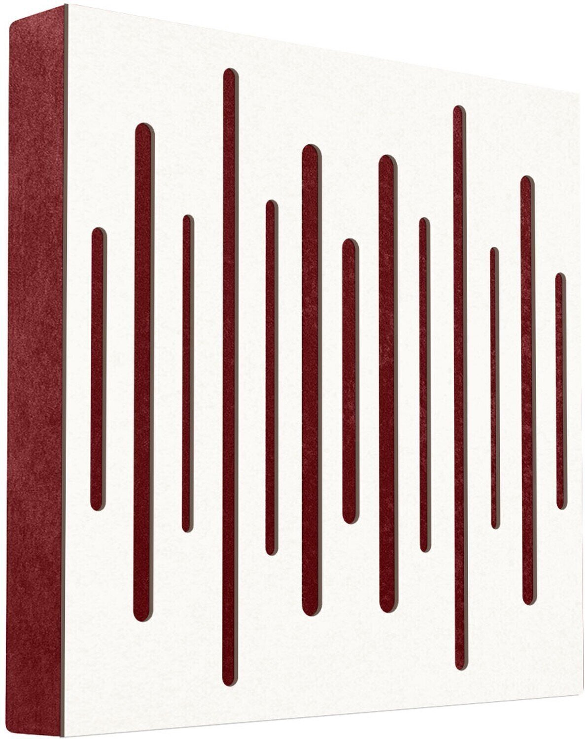 Absorbent wood panel Mega Acoustic FiberPRO60 Spectrum White/Dark Red Absorbent wood panel