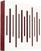 Absorbent leseni panel Mega Acoustic FiberPRO60 Spectrum White/Dark Red Absorbent leseni panel