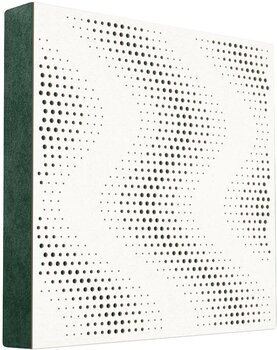 Absorpčný drevený panel Mega Acoustic FiberPRO60 Sinus White/Green Absorpčný drevený panel - 1