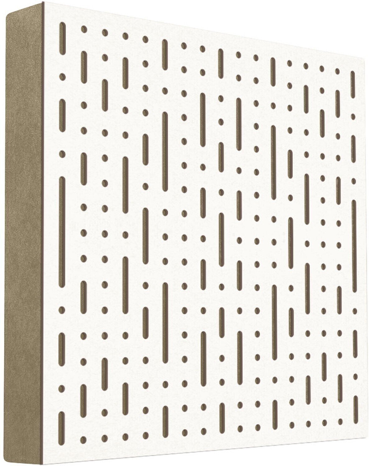 Absorpční dřevěný panel Mega Acoustic FiberPRO60 Binary Bean White/Beige Absorpční dřevěný panel