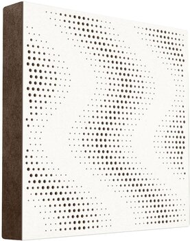 Absorpčný drevený panel Mega Acoustic FiberPRO60 Sinus White/Brown Absorpčný drevený panel - 1