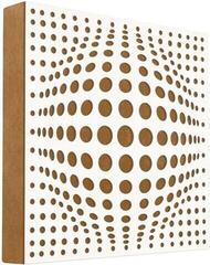 Absorbent wood panel Mega Acoustic FiberPRO60 AcouSphere White/Light Brown Absorbent wood panel