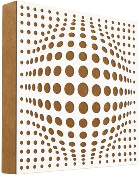 Panneau de bois absorbant Mega Acoustic FiberPRO60 AcouSphere White/Light Brown Panneau de bois absorbant - 1