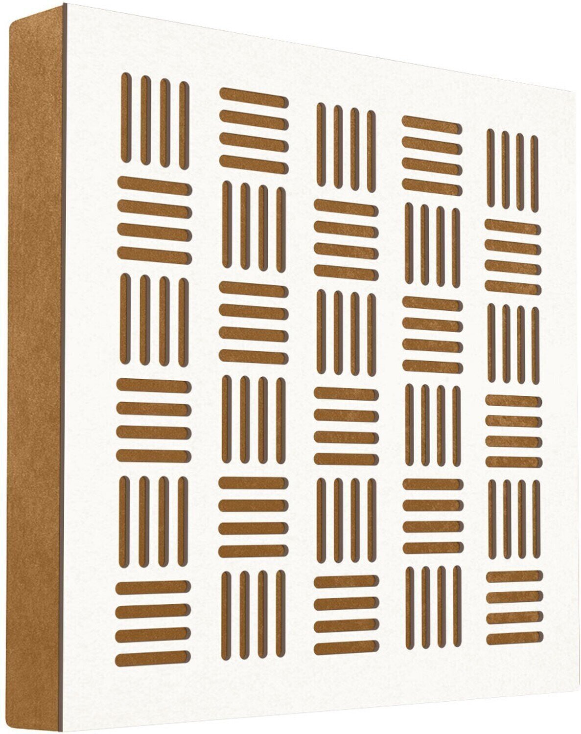 Panou absorbant din lemn Mega Acoustic FiberPRO60 Bean White/Light Brown Panou absorbant din lemn