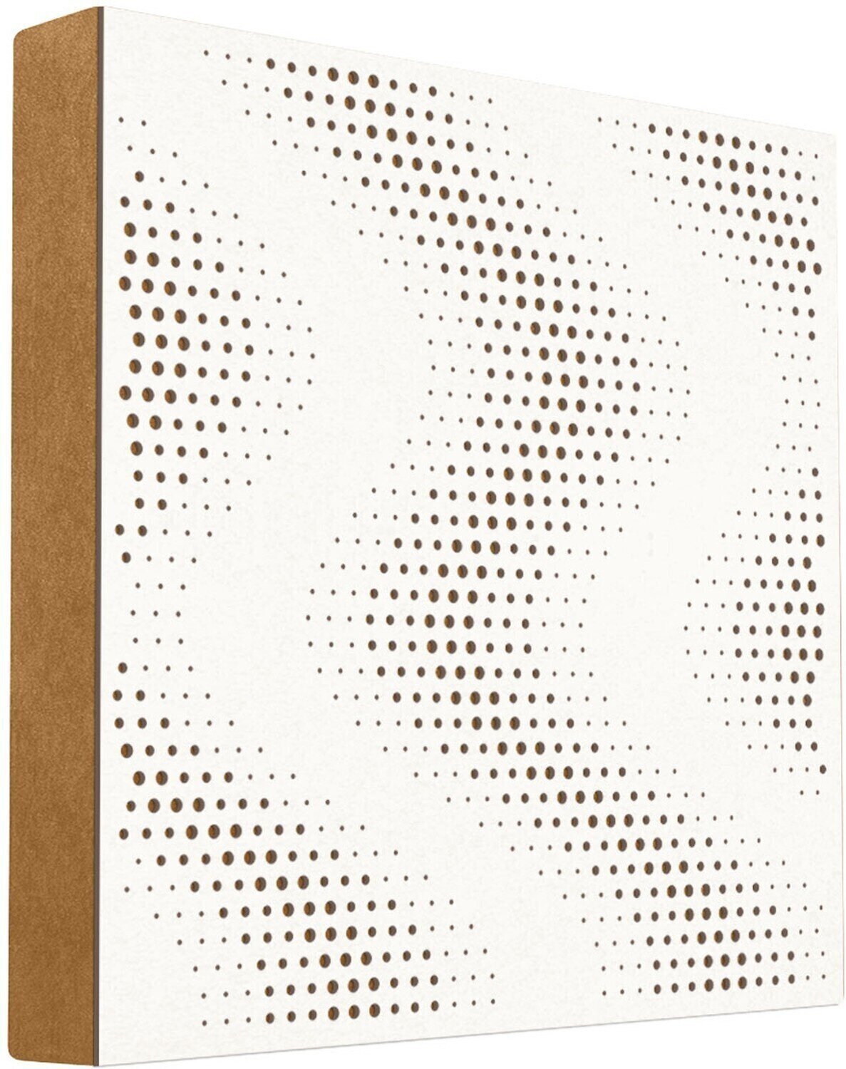 Absorpčný drevený panel Mega Acoustic FiberPRO60 Sinus White/Light Brown Absorpčný drevený panel