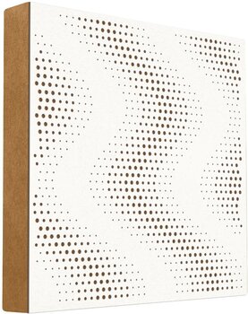 Absorpčný drevený panel Mega Acoustic FiberPRO60 Sinus White/Light Brown Absorpčný drevený panel - 1